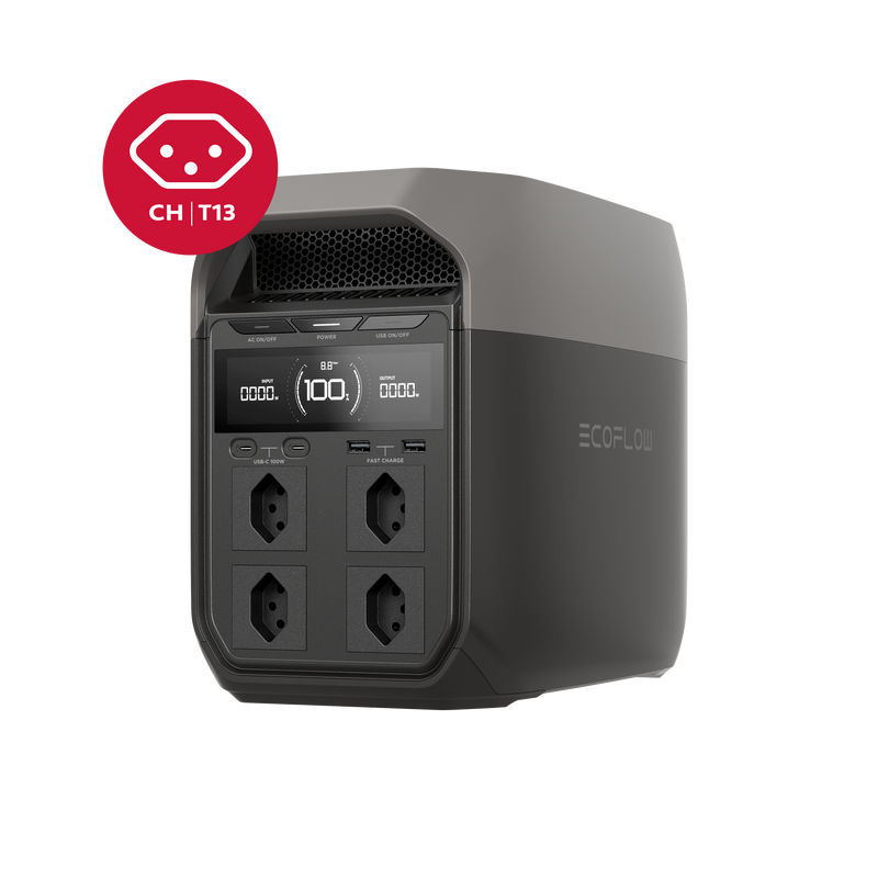 Chargez l'image dans la visionneuse de la galerie, EcoFlow DELTA 3 Powerstation 1024 Wh version CH | ASI (<10 ms)