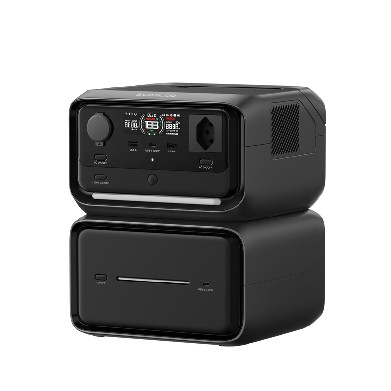 Chargez l'image dans la visionneuse de la galerie, Station d'alimentation EcoFlow RIVER 3 Plus Max 858 Wh version CH | Onduleur (10 ms)