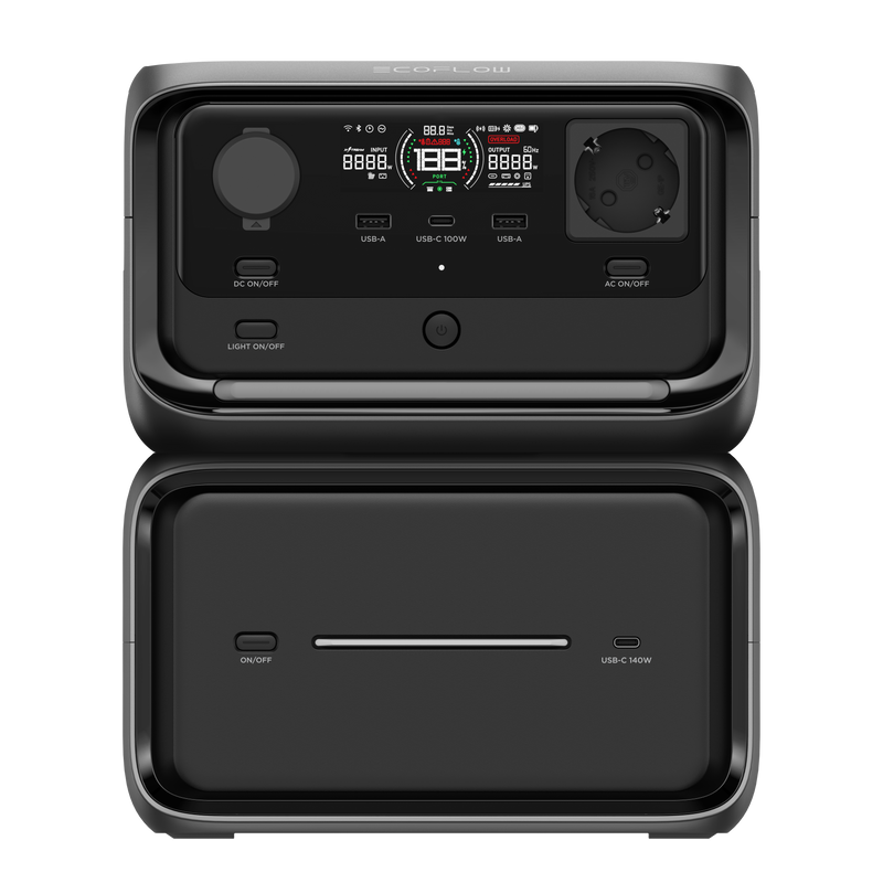 Chargez l'image dans la visionneuse de la galerie, Station d'alimentation EcoFlow RIVER 3 Plus Max 858 Wh version UE | Onduleur (10 ms)