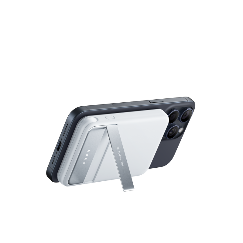 Laden Sie das Bild in Galerie - Viewer, EcoFlow RAPID magnetische Powerbank 5000 mAh blau (Qi2 MagSafe)