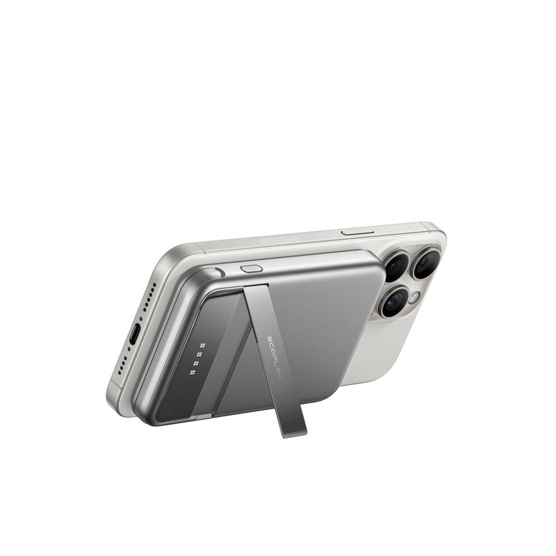 Carica immagine in Galleria Viewer, Power bank magnetico EcoFlow RAPID 5000 mAh grigio (Qi2 MagSafe)