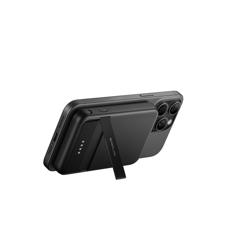 Laden Sie das Bild in Galerie - Viewer, EcoFlow RAPID magnetische Powerbank 5000 mAh schwarz (Qi2 MagSafe)