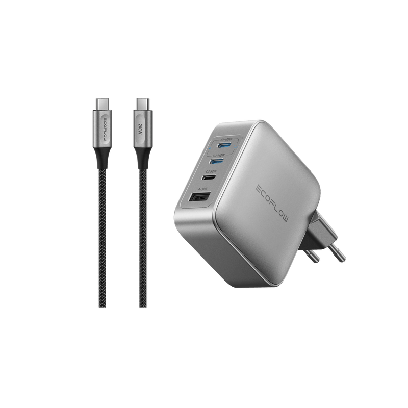 Carica immagine in Galleria Viewer, EcoFlow RAPID Pro 140 Watt GaN (4-Port) USB-Ladegerät
