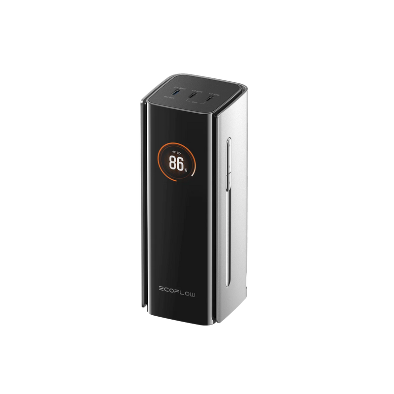 Chargez l'image dans la visionneuse de la galerie, Batterie externe EcoFlow RAPID Pro 20 000 mAh grise | Charge 120 W, décharge jusqu'à 230 W | Câble USB-C rétractable 100 W
