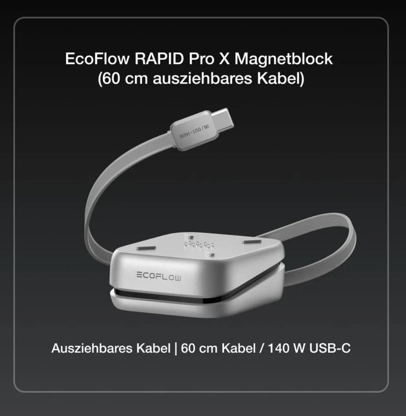 Chargez l'image dans la visionneuse de la galerie, Batterie externe EcoFlow RAPID Pro X 27 650 mAh | Chargement jusqu'à 320 W, décharge jusqu'à 300 W | USB-C