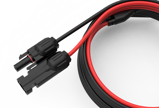 EcoFlow Solar XT60 Ladekabel 500cm Detailbild mit Steckern