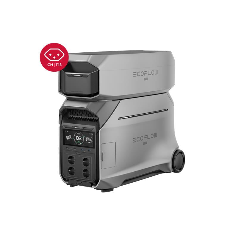 Chargez l'image dans la visionneuse de la galerie, Centrale EcoFlow DELTA Pro 3 et batterie supplémentaire version SET CH