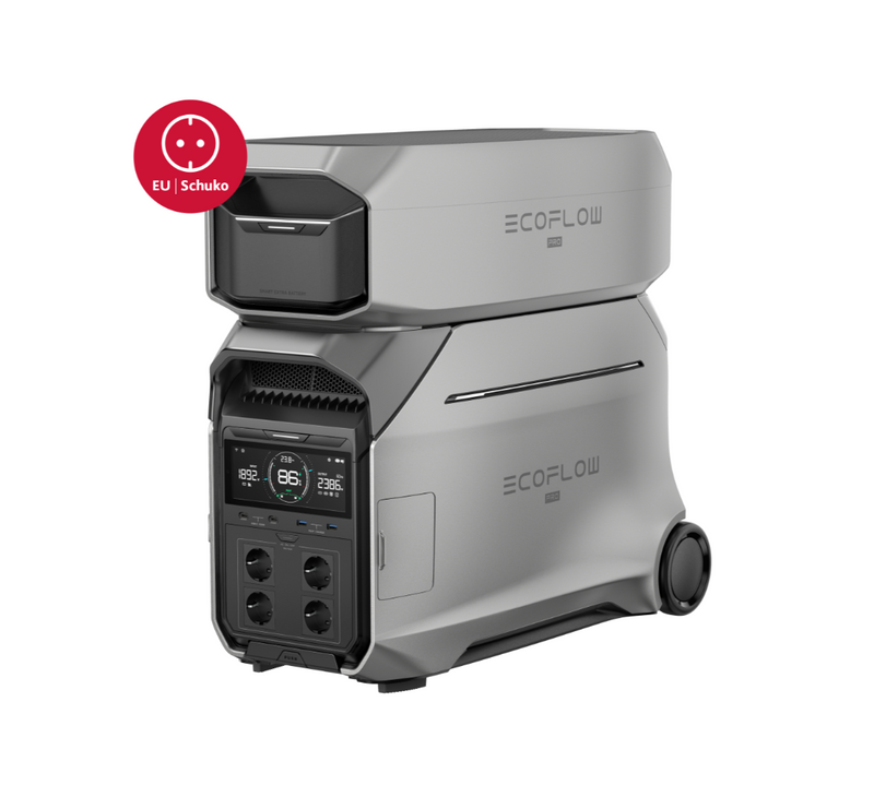 Carica immagine in Galleria Viewer, EcoFlow DELTA Pro 3 Powerstation e SET batteria aggiuntiva versione UE | Capacità 8 kWh