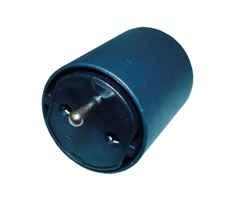 Carica immagine in Galleria Viewer, Adattatore fisso 230 VAC da spina Euro (Schuko) a spina CH T12 (per presa CH-T13)