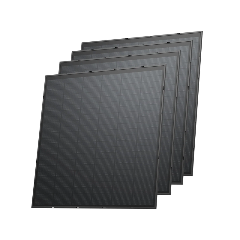 Chargez l'image dans la visionneuse de la galerie, Panneau solaire monobloc EcoFlow 250 watts rigide (4 pièces)