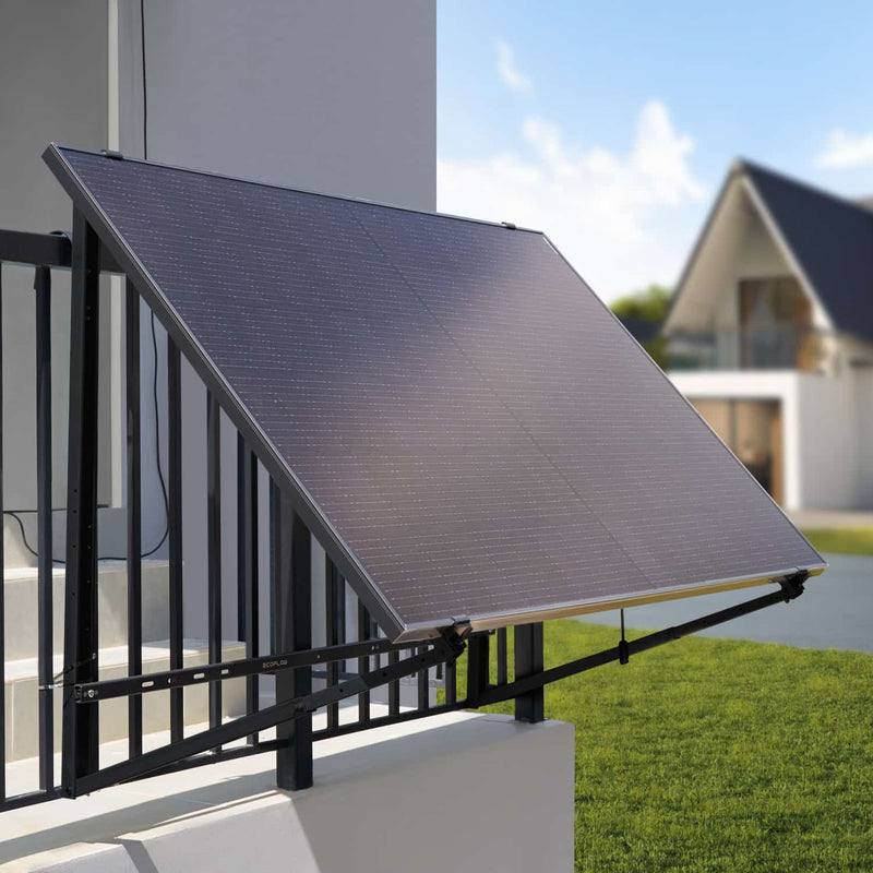 Laden Sie das Bild in Galerie - Viewer, EcoFlow Halterung für Solarpanele, verstellbar, hängend und stehend