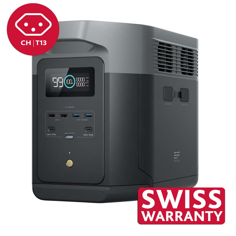 Laden Sie das Bild in Galerie - Viewer, EcoFlow DELTA 2 Max Powerstation 2048 Wh CH-Version