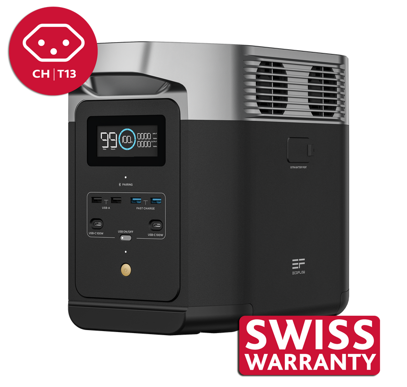 Laden Sie das Bild in Galerie - Viewer, EcoFlow DELTA 2 Powerstation 1024 Wh CH-Version