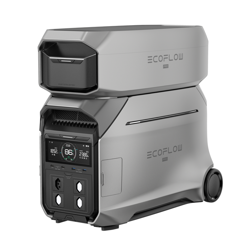 Laden Sie das Bild in Galerie - Viewer, EcoFlow DELTA Pro 3 Powerstation und Zusatzbatterie SET CH-Version | 8 kWh Kapazität