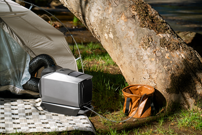 Chargez l'image dans la visionneuse de la galerie, Kit de douche mobile EcoFlow avec pompe et seau d'eau pliable