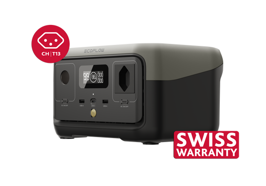 Versione EcoFlow RIVER 2 Powerstation 256 Wh CH-Versione