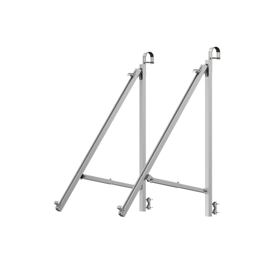 Support solaire EcoFlow pour diverses balustrades de balcon