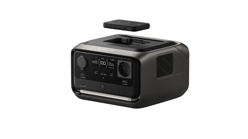 Carica immagine in Galleria Viewer, EcoFlow RIVER 3 Plus Max Wireless Powerstation 858 Wh, con Rapid 5k Powerbank, versione UE

