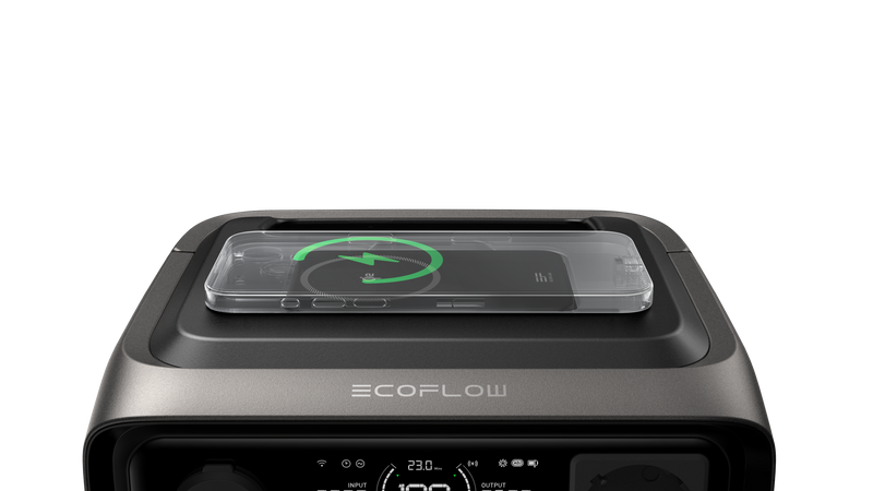 Carica immagine in Galleria Viewer, EcoFlow RIVER 3 Plus Max Wireless Powerstation 858 Wh, con Rapid 5k Powerbank, versione UE
