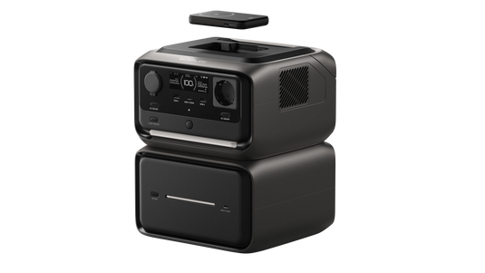 EcoFlow RIVER 3 Plus Max Wireless Powerstation 858 Wh, con Rapid 5k Powerbank, versione UE