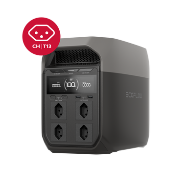 EcoFlow DELTA 3 Powerstation 1024 Wh version CH | ASI (<10 ms)