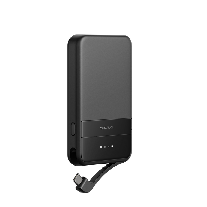 EcoFlow RAPID magnetische Powerbank 10000 mAh schwarz (Qi2 MagSafe)