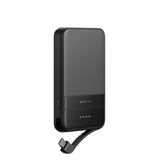 EcoFlow RAPID magnetische Powerbank 10000 mAh schwarz (Qi2 MagSafe)