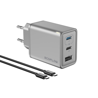 EcoFlow RAPID 65W GaN – Chargeur USB multiport compact