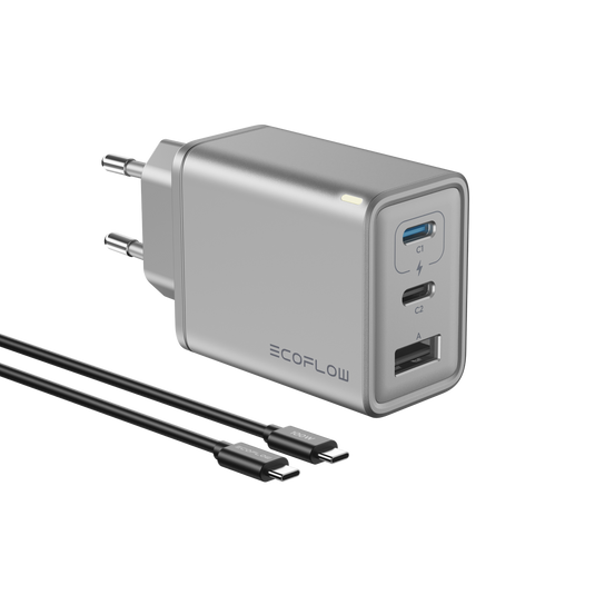 EcoFlow RAPID 65 W GaN – Kompaktes Multi-Port USB-Ladegerät