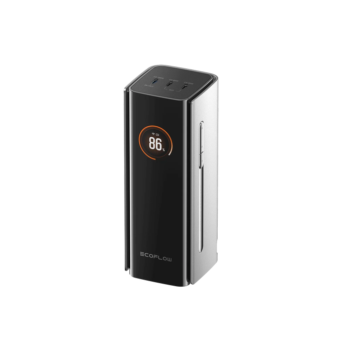 EcoFlow RAPID Pro Powerbank 20'000 mAh grau | 120 W laden, bis zu 230 W entladen | + ausziehbares 100 W USB-C Kabel