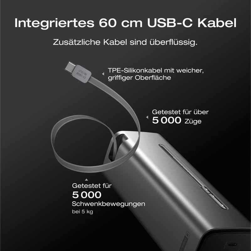 Laden Sie das Bild in Galerie - Viewer, EcoFlow RAPID Pro Powerbank 27&#39;650 mAh | 320 W laden, bis zu 300 W entladen | + ausziehbares 140 W USB-C Kabel
