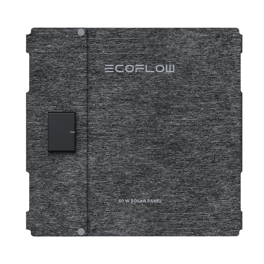 EcoFlow Solarpanel 60 Watt faltbar mit Tasche und USB-C Anschluss