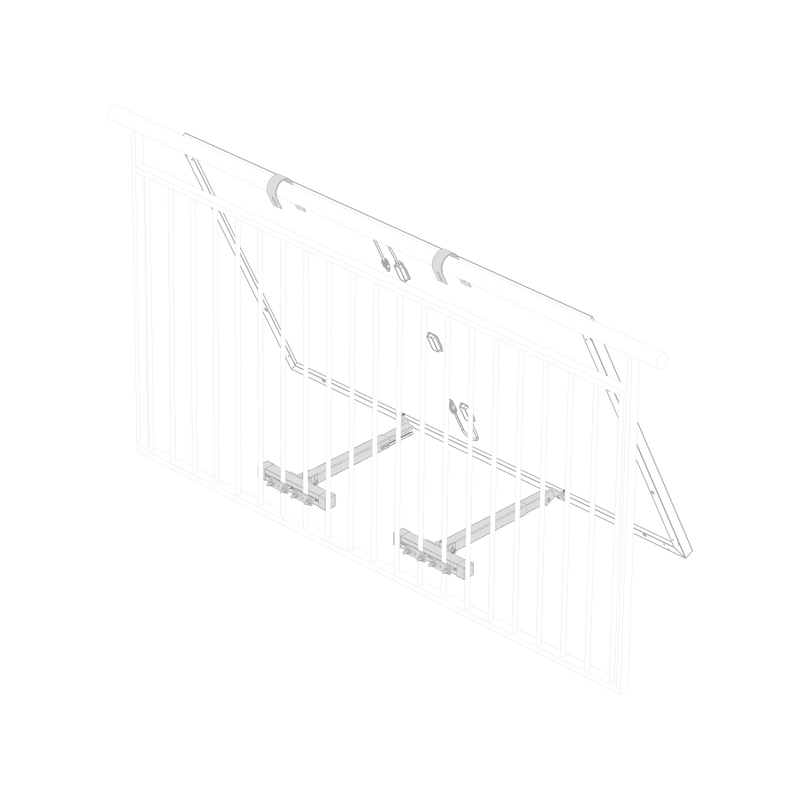 Chargez l&#39;image dans la visionneuse de la galerie, Support solaire EcoFlow pour balustrades de balcon en treillis
