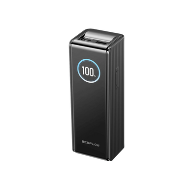 Batterie externe EcoFlow RAPID 25 000 mAh noire | Chargement 140 W, déchargement jusqu'à 170 W | USB-C et USB-A