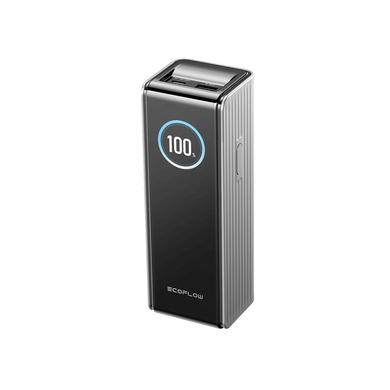 Batterie externe EcoFlow RAPID 25 000 mAh grise | Chargement jusqu'à 140 W, décharge jusqu'à 170 W | USB-C et USB-A