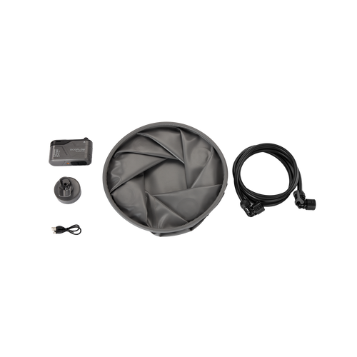 EcoFlow mobiles Dusch-Kit mit Pumpe und faltbarem Wassereimer