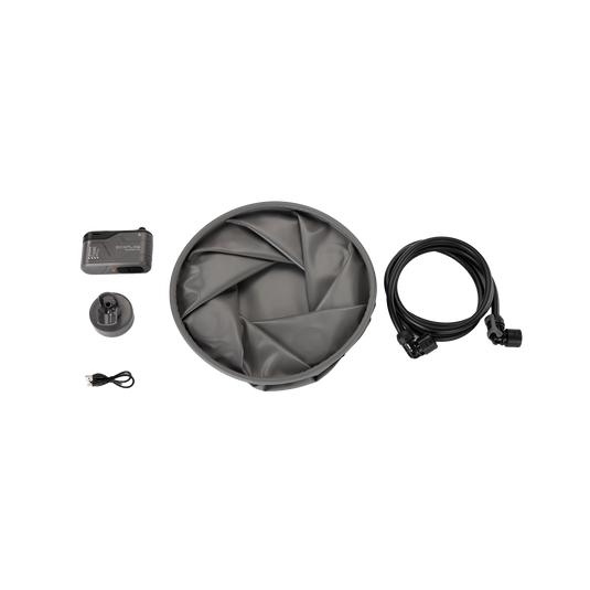 EcoFlow mobiles Dusch-Kit mit Pumpe und faltbarem Wassereimer