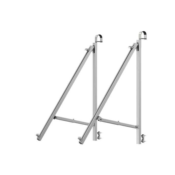 Support solaire EcoFlow pour diverses balustrades de balcon