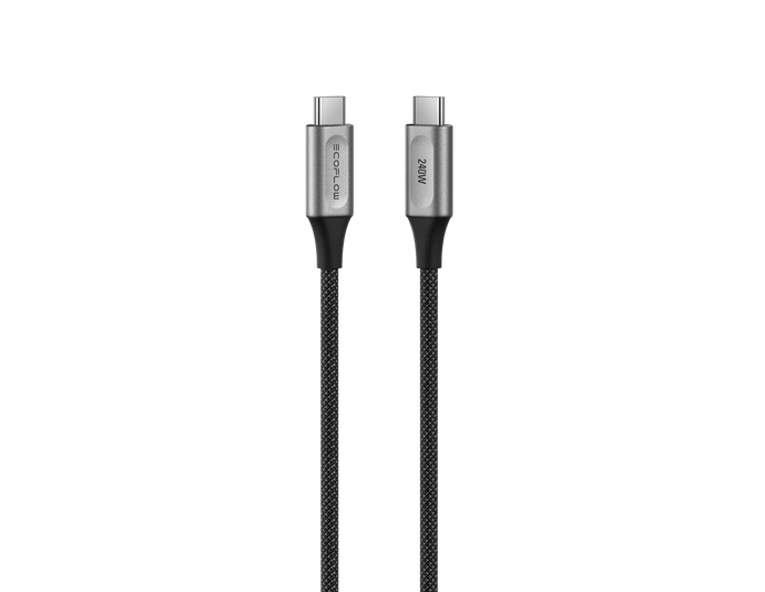 EcoFlow USB-C Ladekabel, 240 W, 1.8 m Länge